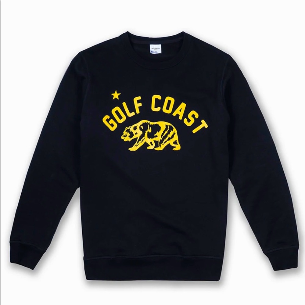 SOLD OUT!!! DVRX Devereux GOLF crew neck sweatshirt L